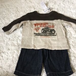 NWT Vintage Racing Outfit Size 3-6 months